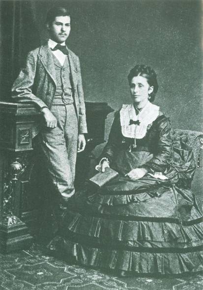  Фройд и майка му Амалия 