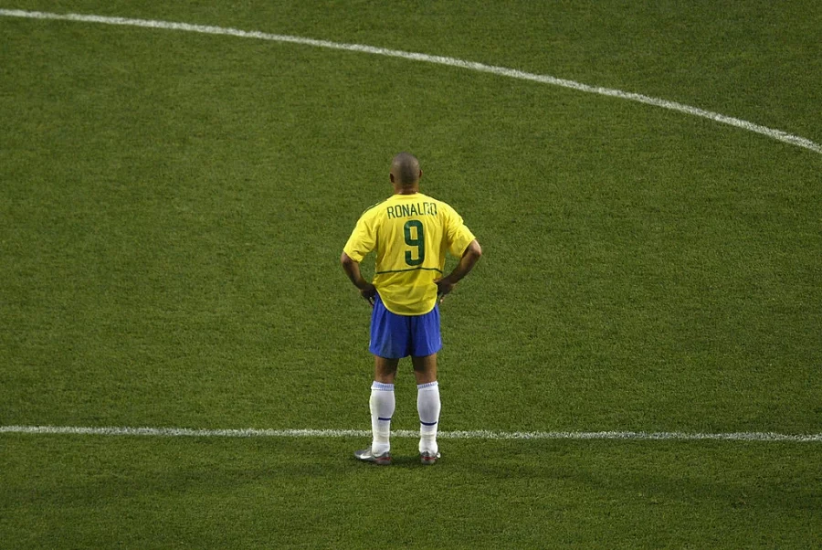 Роналдо Феномена с националния отбор на Бразилия