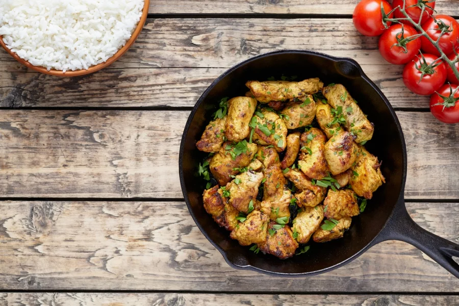 тиган, готвене