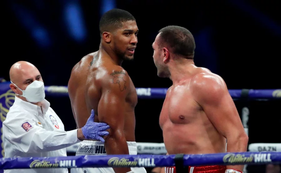 Антъни Джошуа и Кубрат Пулев