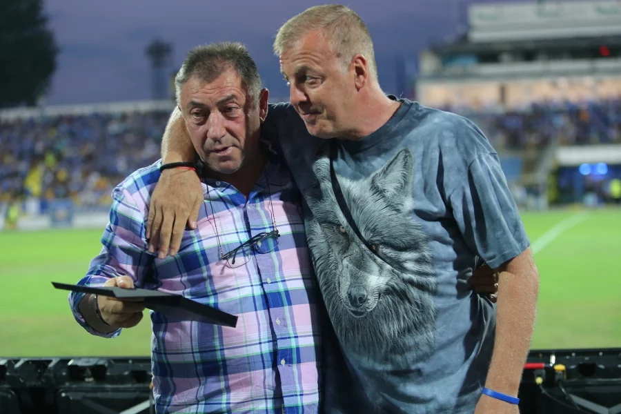 Наско Сираков и Божидар Искренов