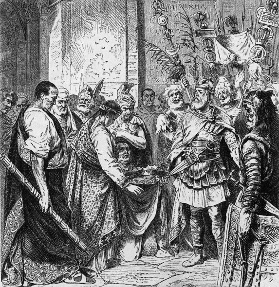 Ромул Августул се отказва от короната