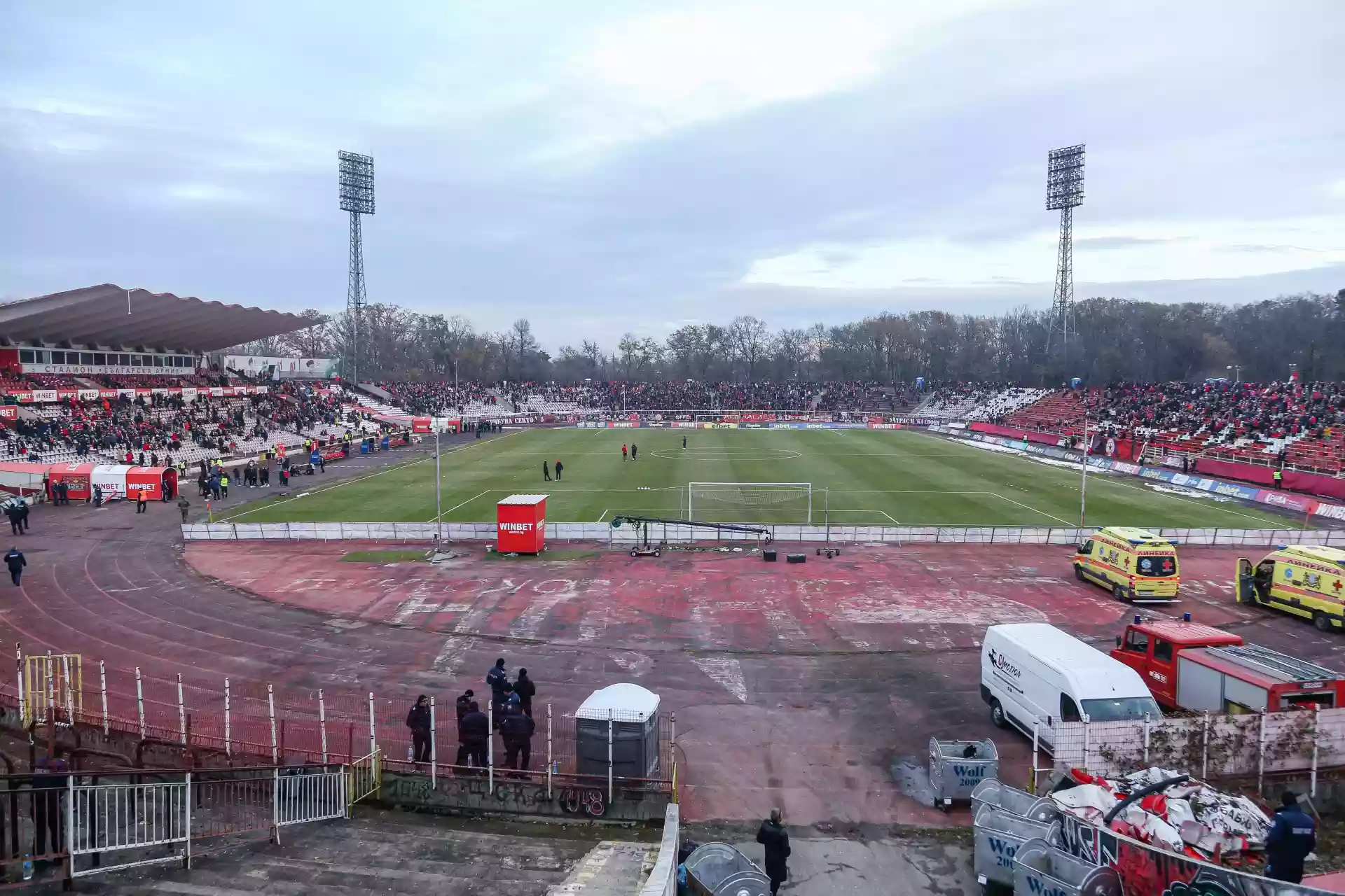 Стадион "Българска армия" преди реконструкцията