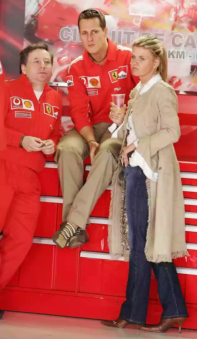 Корина Шумахер и Михаел Шумахер