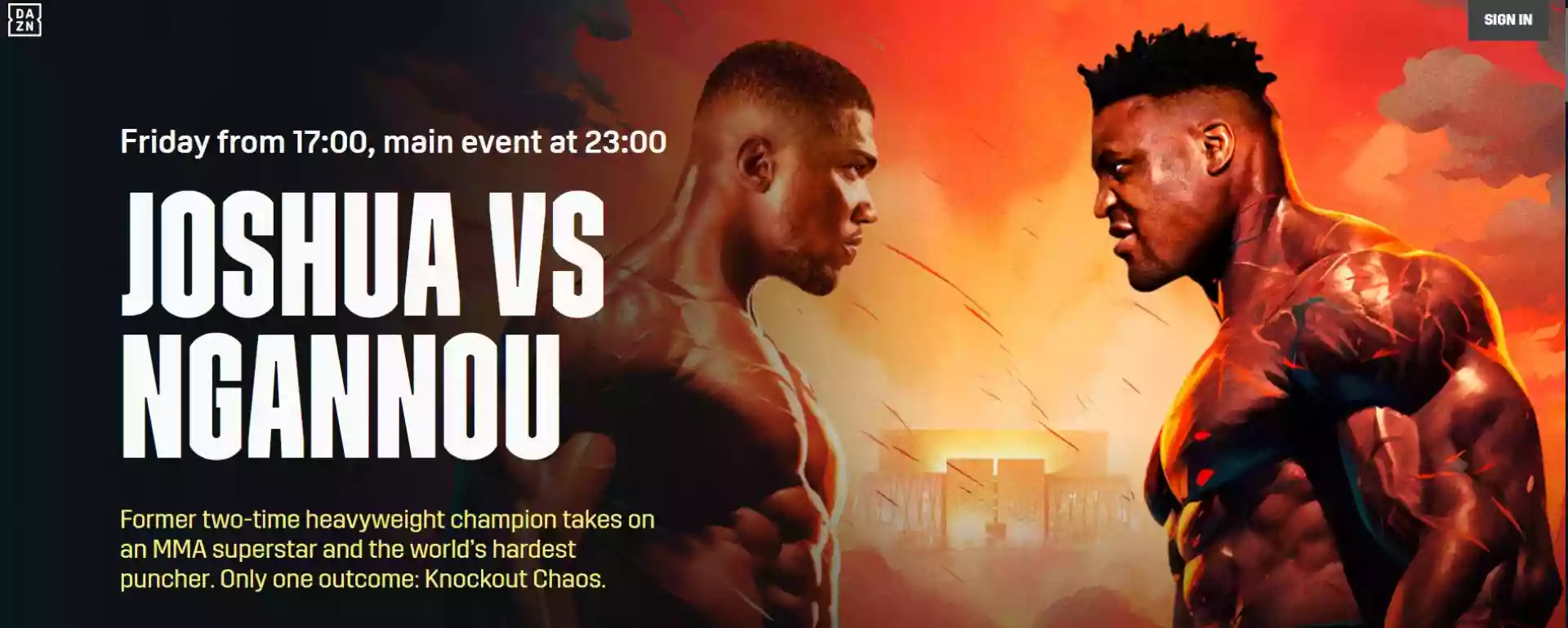 Време за бокс: Джошуа срещу Нгану