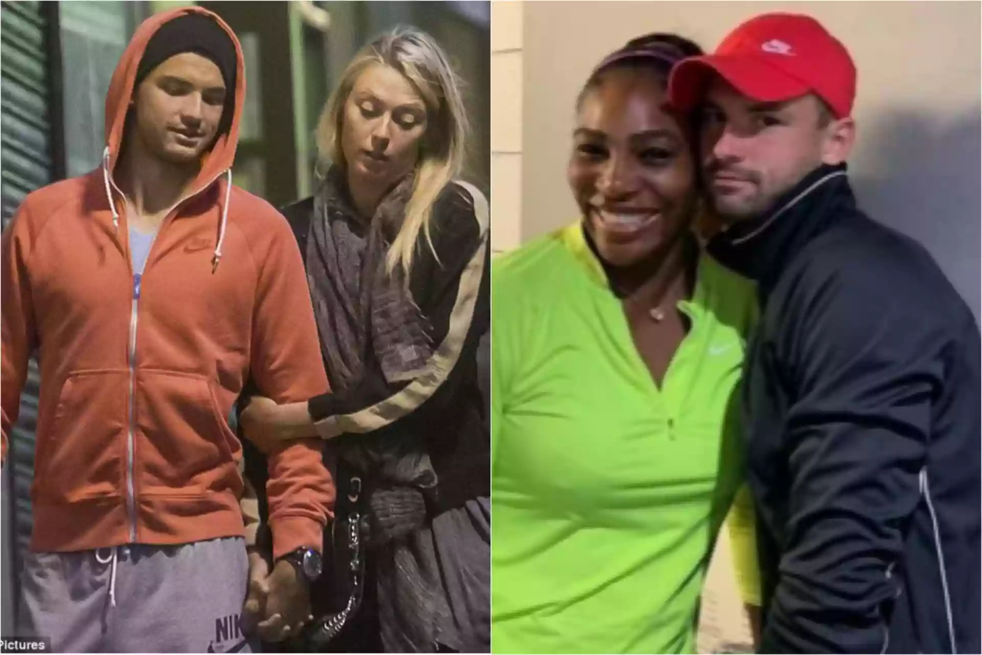 Григор Димитров, Серина Уилямс и Мария Шарапова