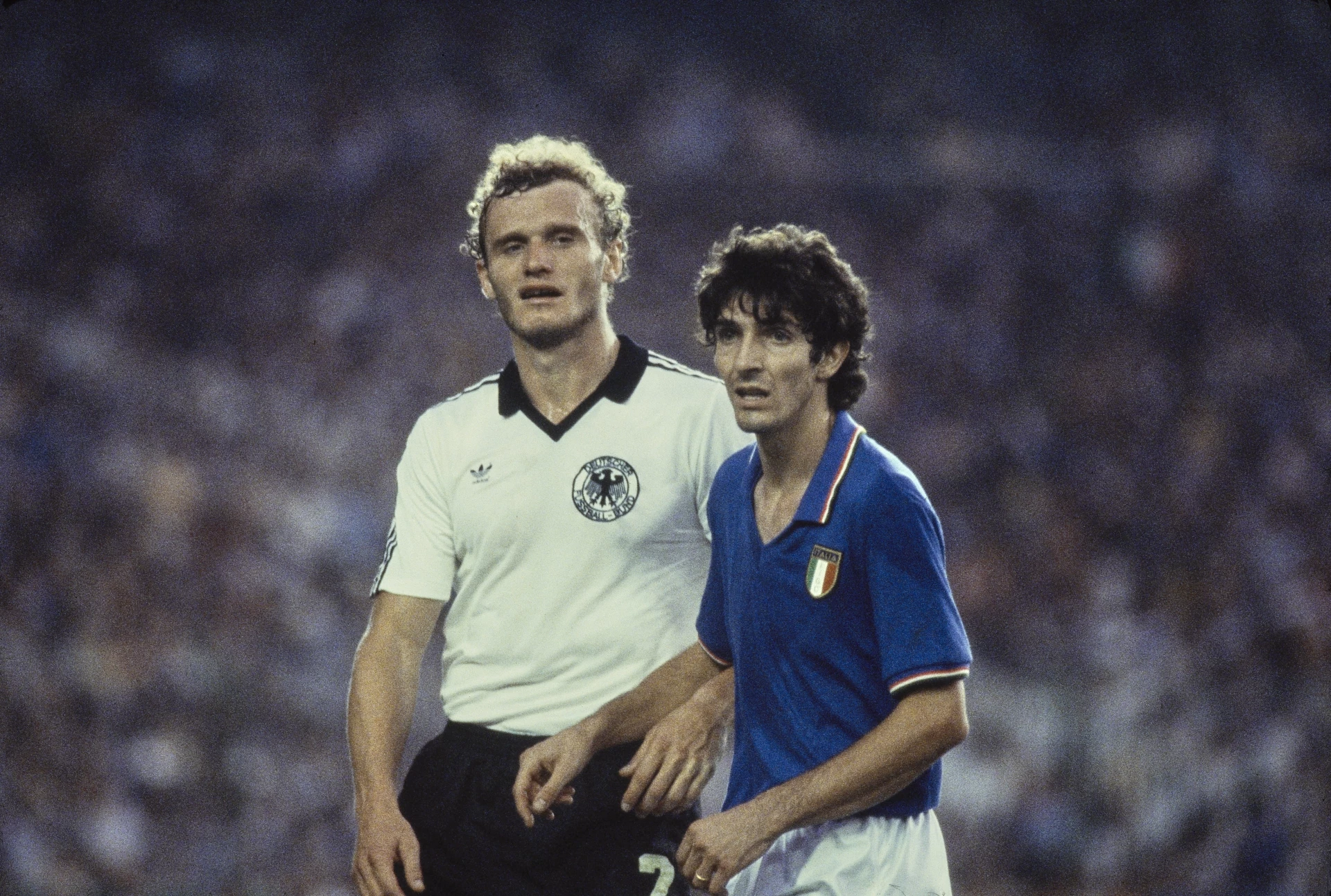 Паоло Роси Ханс Петер Бригел Национален отбор по футбол на Италия Национален отбор по футбол на Западна Германия