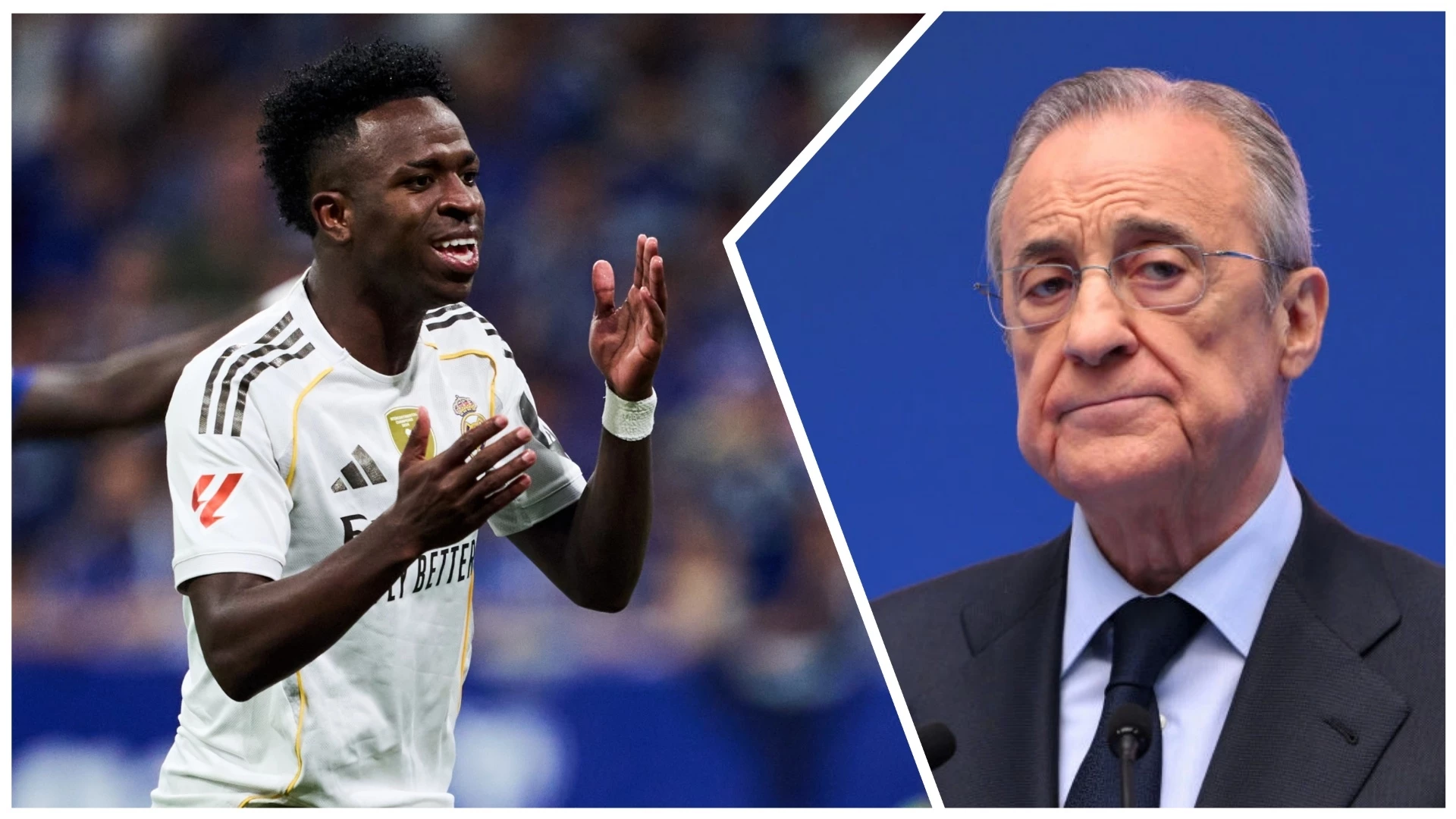 Флорентино Перес и Винисиус Жуниор