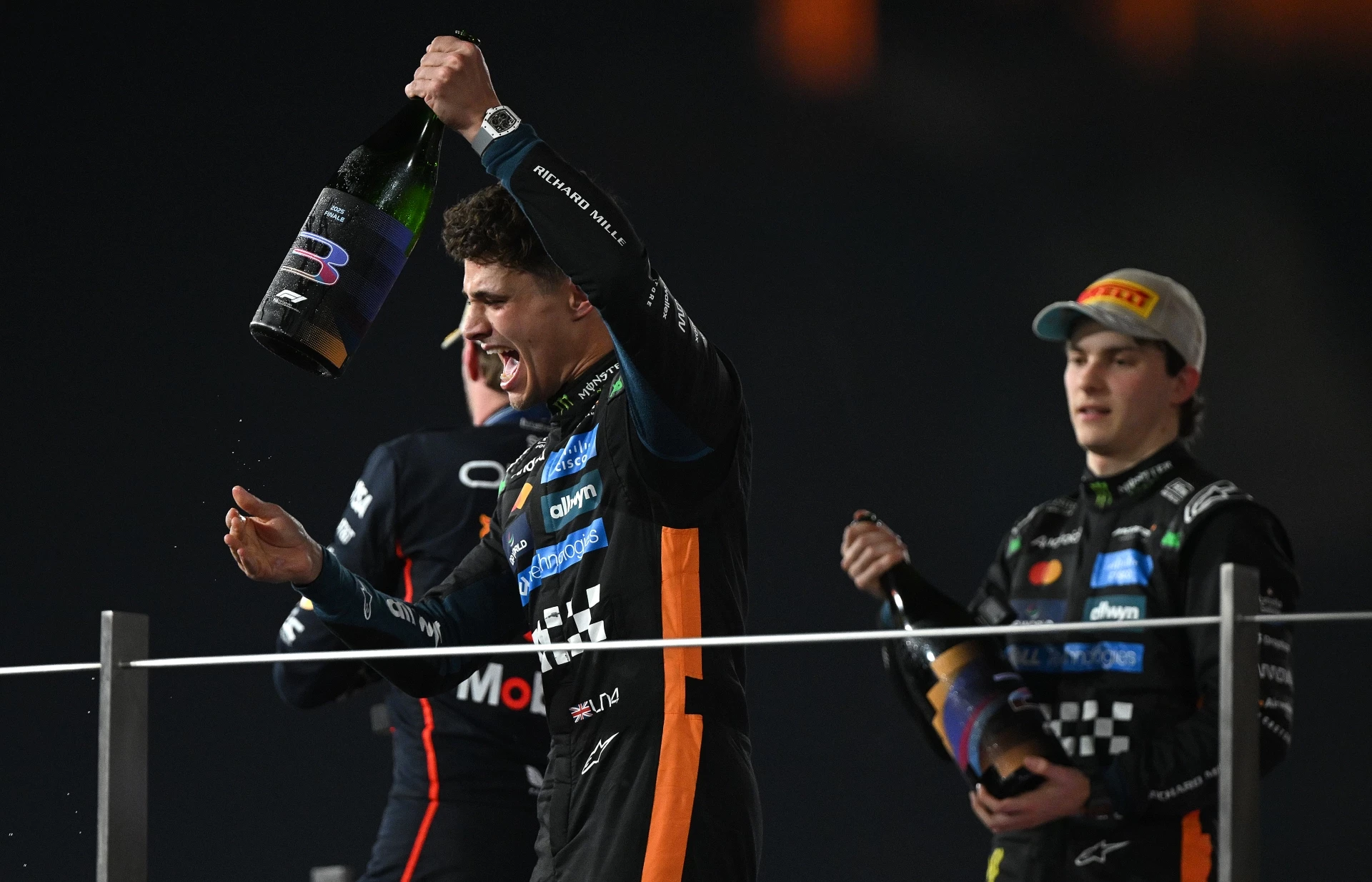 Ландо Норис и Оскар Пиастри