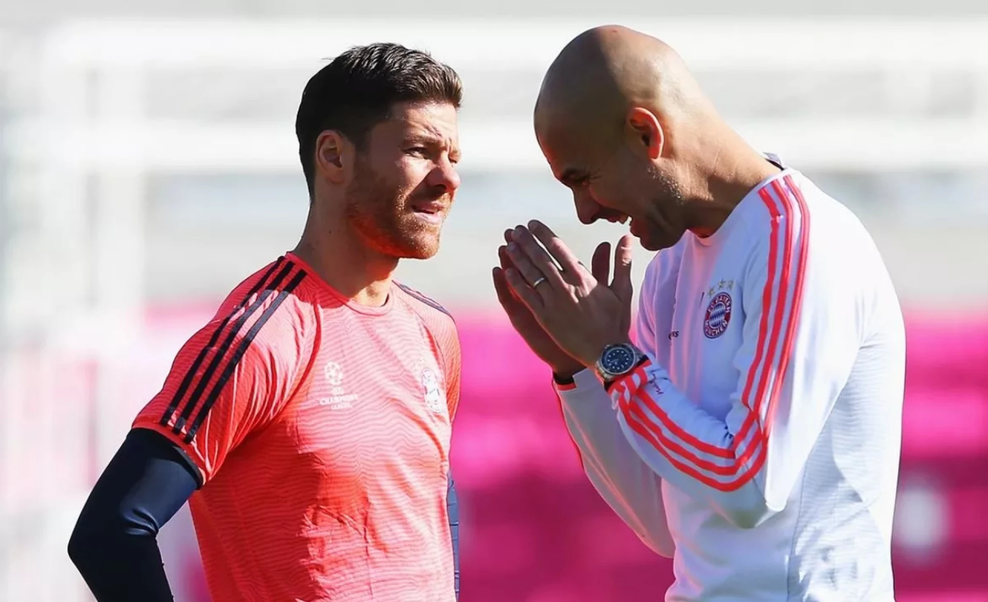 Шаби Алонсо и Пеп Гуардиола