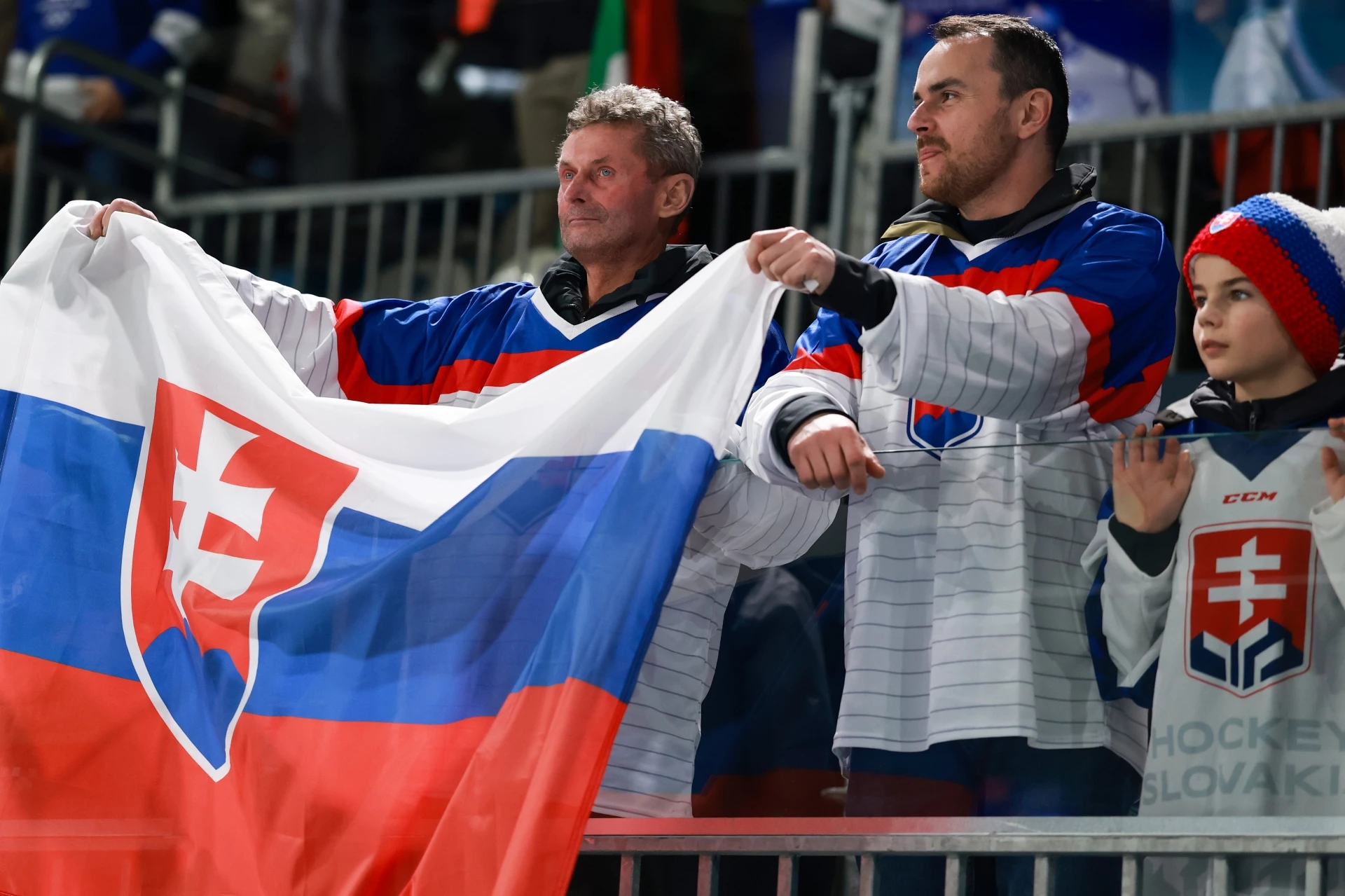 Словакия хокей фенове